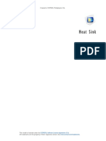 Heat Sink: Created in COMSOL Multiphysics 5.3a