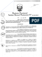 Resolución Presidencial #003-2008-INPE/P