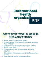 International Health Organizations