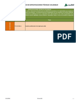 Listado Especificaciones Tecnicas Validables - pdf-ADIF