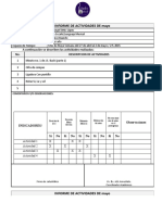 Lista de Cotejo Semanal EStudio Musical