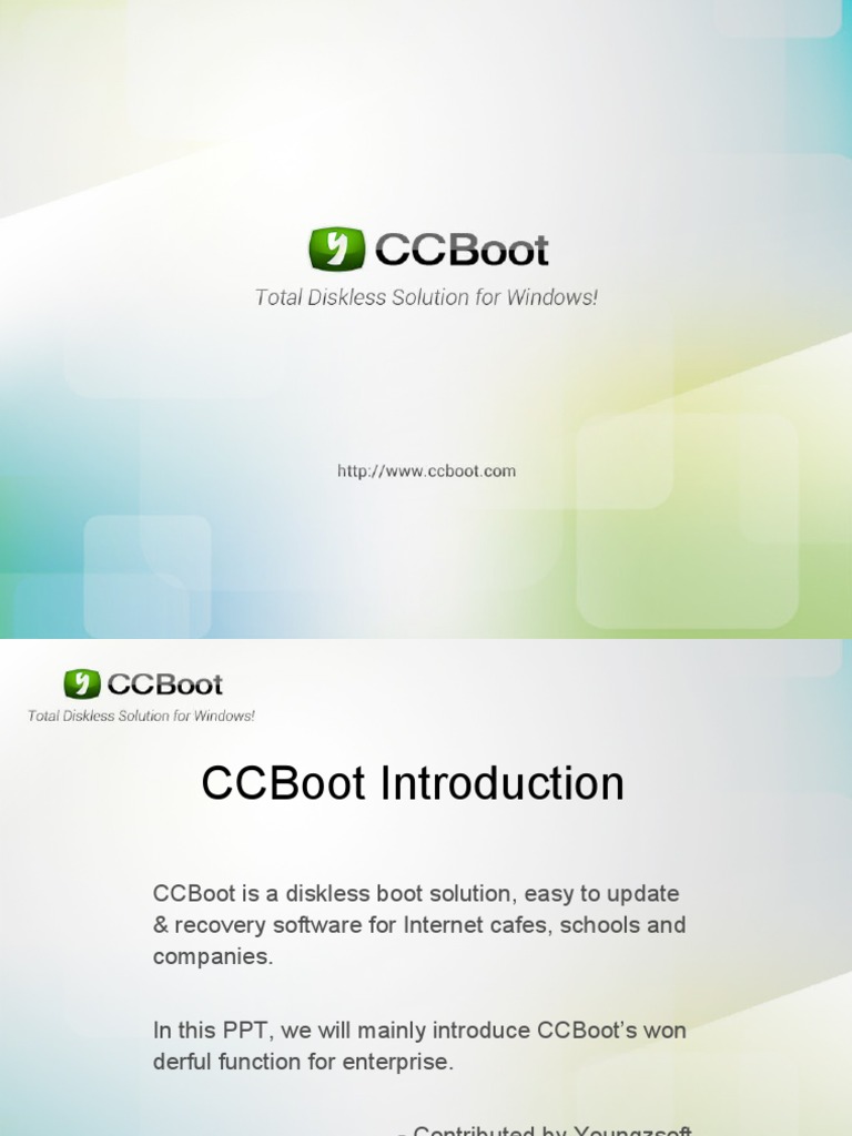CCBoot: Diskless Boot Solution Overview | PDF | Load Balancing ...