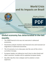 World Crisis and Its Impacts On Brazil: Guido Mantega