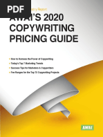 AWAI - Copywriting - Pricing - Guide 2020