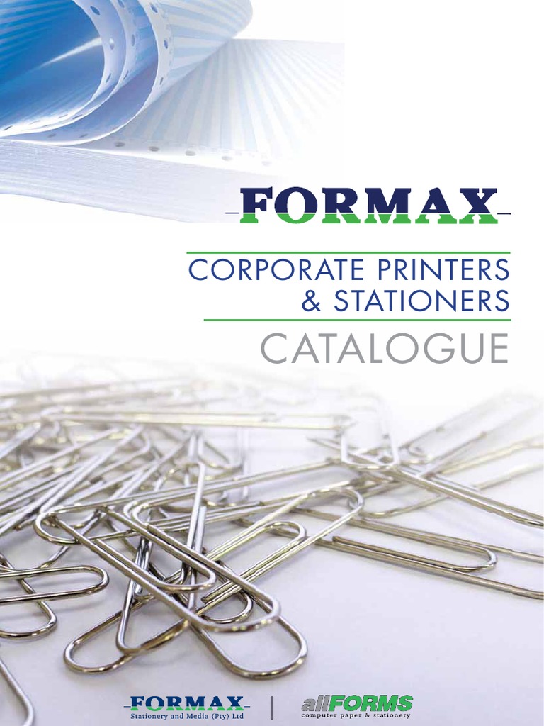 Catalogue Corporate Printers & Stationers PDF Printer
