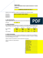 Proyecciones financieras comercializadora té