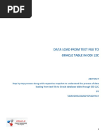 Concept of Loading Text File to Ta ble in ODI 12C