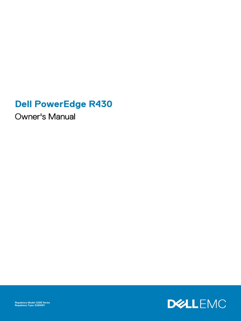 Poweredge r430 - Owners Manual - en Us PDF | PDF | Booting | Usb