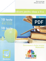 Evaluare Pentru Clasa 2 Teste-Ed Booklet-TEKKEN PDF