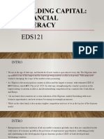EDS121 Building Capital - Financial Literacy