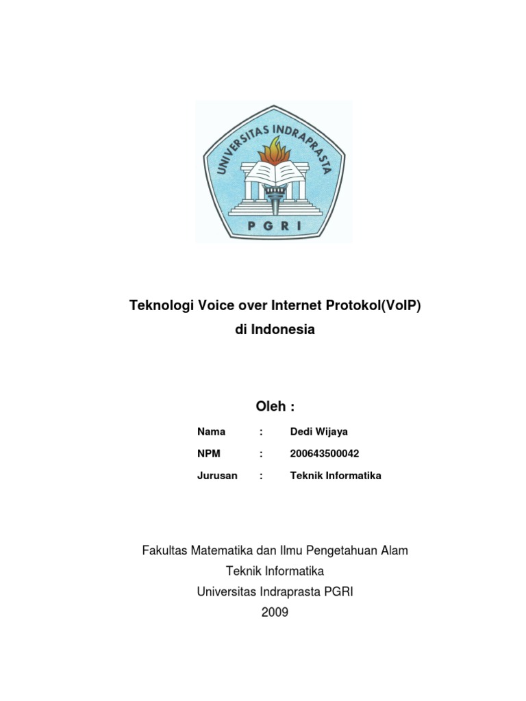 Makalah Jaringan Komputer Teknologi Voice Over Internet Protokol Voip