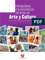 Orientaciones para La Enseñanza Del Área de Arte y Cultura