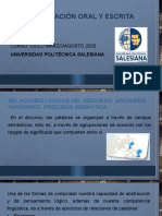 Comunicación Oral y Escrita