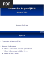 Request For Proposal (RFP) : February 6 2014
