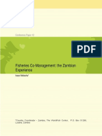 Fisheries Co-Management: The Zambian Experience: Conference Paper 12
