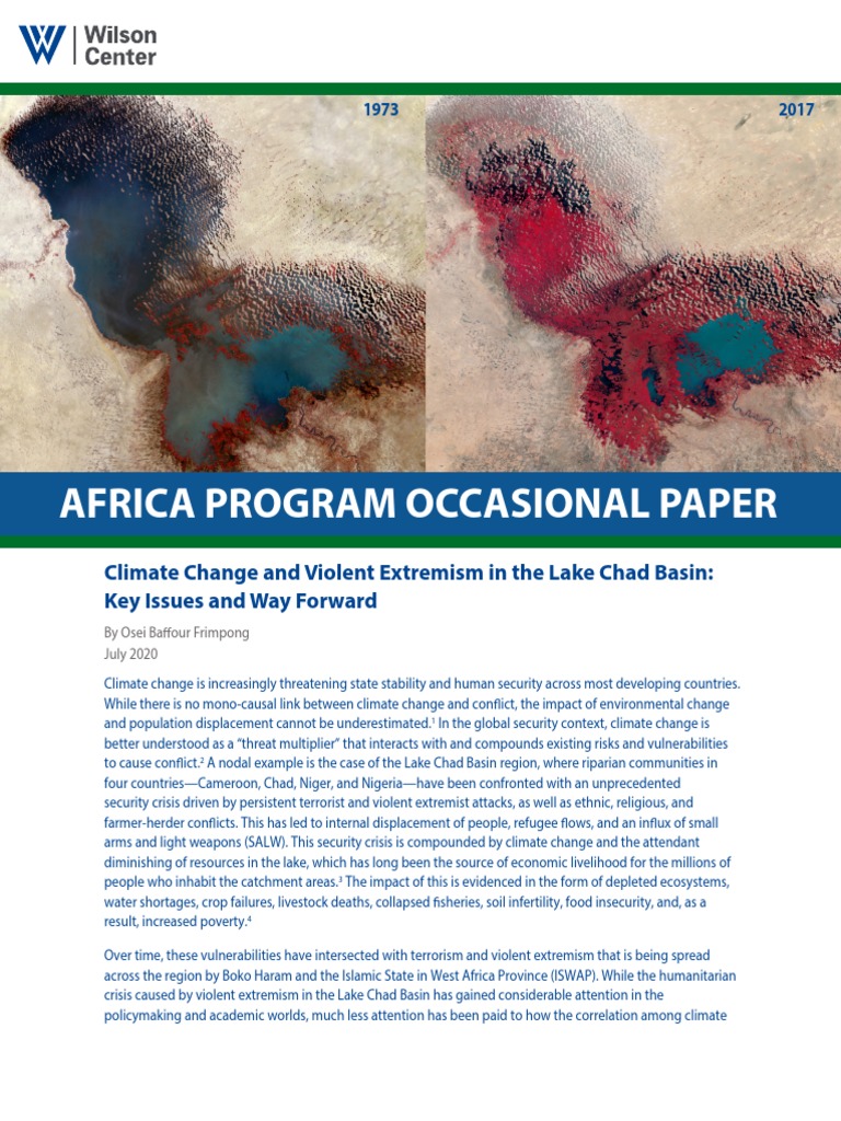 Climate Change, Conflict And Crisis In Lake Chad – IRYZ
