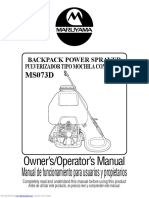 Owner's/Operator's Manual Manual de Funcionamiento para Usuarios y Propietarios