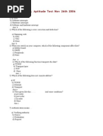 HCL Placement Sample Paper 2