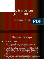 Historia argentina 1810-1819