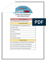 Appendix 2 - Induction Itinerary (June Intake)