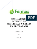 SMA-D-06 Reglamento Interno de Seguridad y Salud en El Trabajo - REV 01