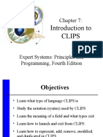 Introduction To Clips: Expert Systems: Principles and Programming, Fourth Edition