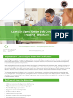 Lean Six Sigma Green Belt Certification Training: - Brochure