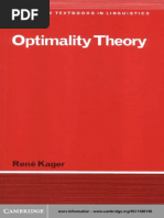 Optimatily Theory Kager