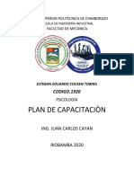 Plan de Capacitacion - Cousen