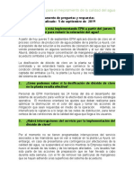 Preguntas y Respuestas Dosificacion Dioxido de Cloro