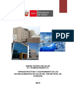 Infraestructura y Equipamiento de Establecimientos de Salud de Tercer - Nivel PDF