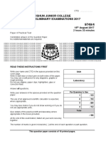 Yishun Junior College JC 2 Preliminary Examinations 2017 Physics