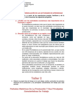 Formulación de Las Actividades de Aprendizaje.