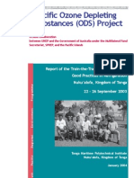 Pacific Ozone Depleting Substances (ODS) Project: Sprep