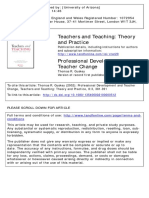 Teachers and Teaching: Theory and Practice