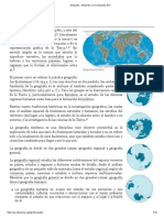 Geografía - Wikipedia, La Enciclopedia Libre PDF