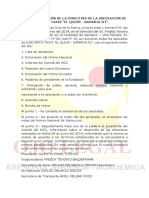 Acta de Posesión de La Directiva de La Asociación PDF
