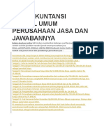 Soal Akuntansi Jurnal Umum Perusahaan Ja