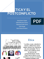 Etica y El Postconflicto Final