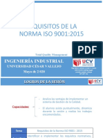 Sesión 12, Requisitos de La Norma ISO 9001-20015