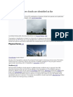 Classification: How Clouds Are Identified in The Troposphere