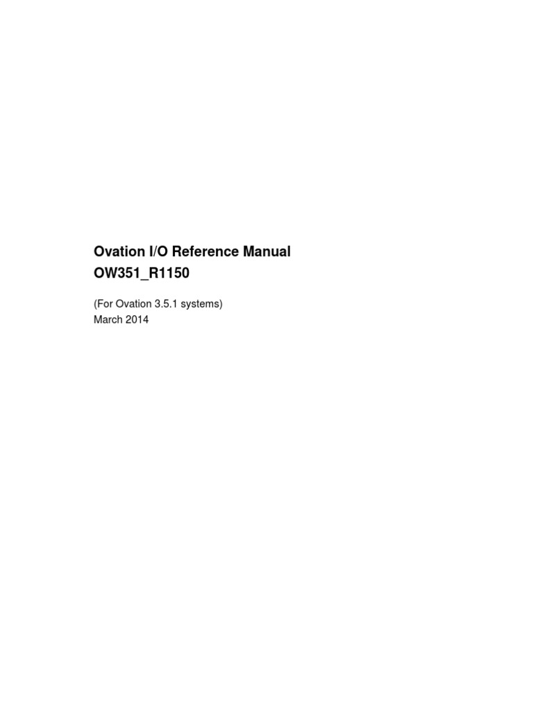 Io Reference Manual Ow351 R1150 Pdf Programmable Logic Controller Input Output