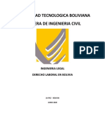 Derecho laboral en Bolivia: evolución histórica y normativa