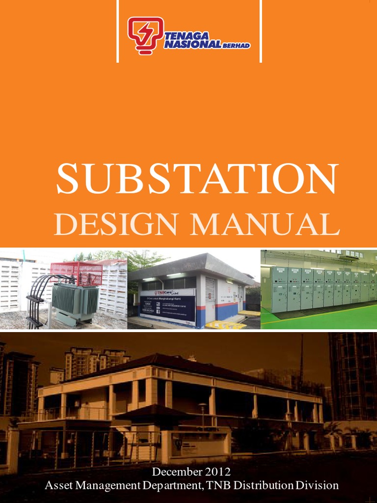 Substation Design Manual PDF | PDF | Electrical Substation | Electric ...