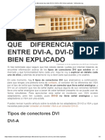 Que diferencias hay entre DVI-A, DVI-D y DVI-I bien explicado - VicHaunter.org