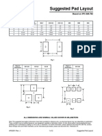 Suggested Pad Layout: Based On IPC-SM-782