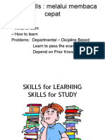 Study Skills: Melalui Membaca Cepat: - Intro