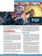 Power Profile - Teleport Powers PDF