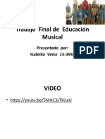 YUDELKA - Trabajo  Final de  Educación Musical