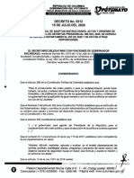 decreto ultimo departamental de julio 15 de 2020